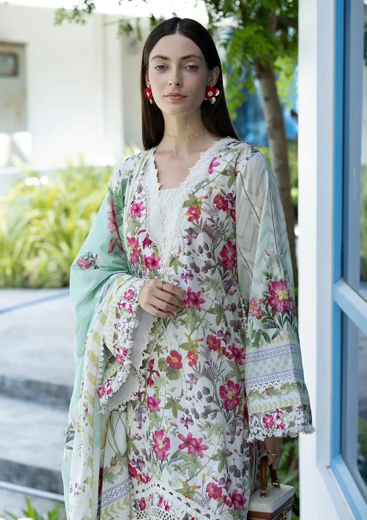 Elaf Premium Epn-09B Chantilly Santorini Prints 26 3 Elaf Premium Epn 09B Chantilly