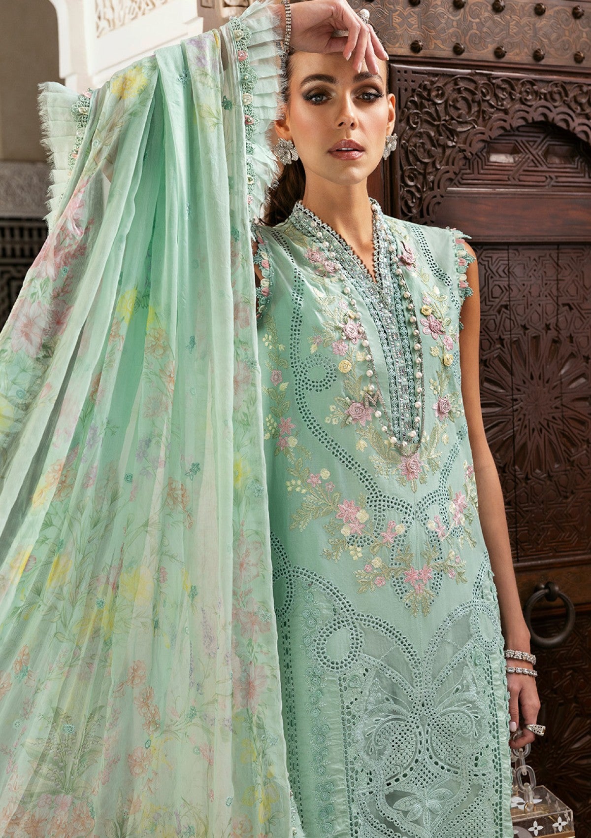 Maria B Voyage À Luxe Mbv25-14A Lawn Collection 2 Maria B Voyage À Luxe Mbv25-14A Lawn Collection - Image 2