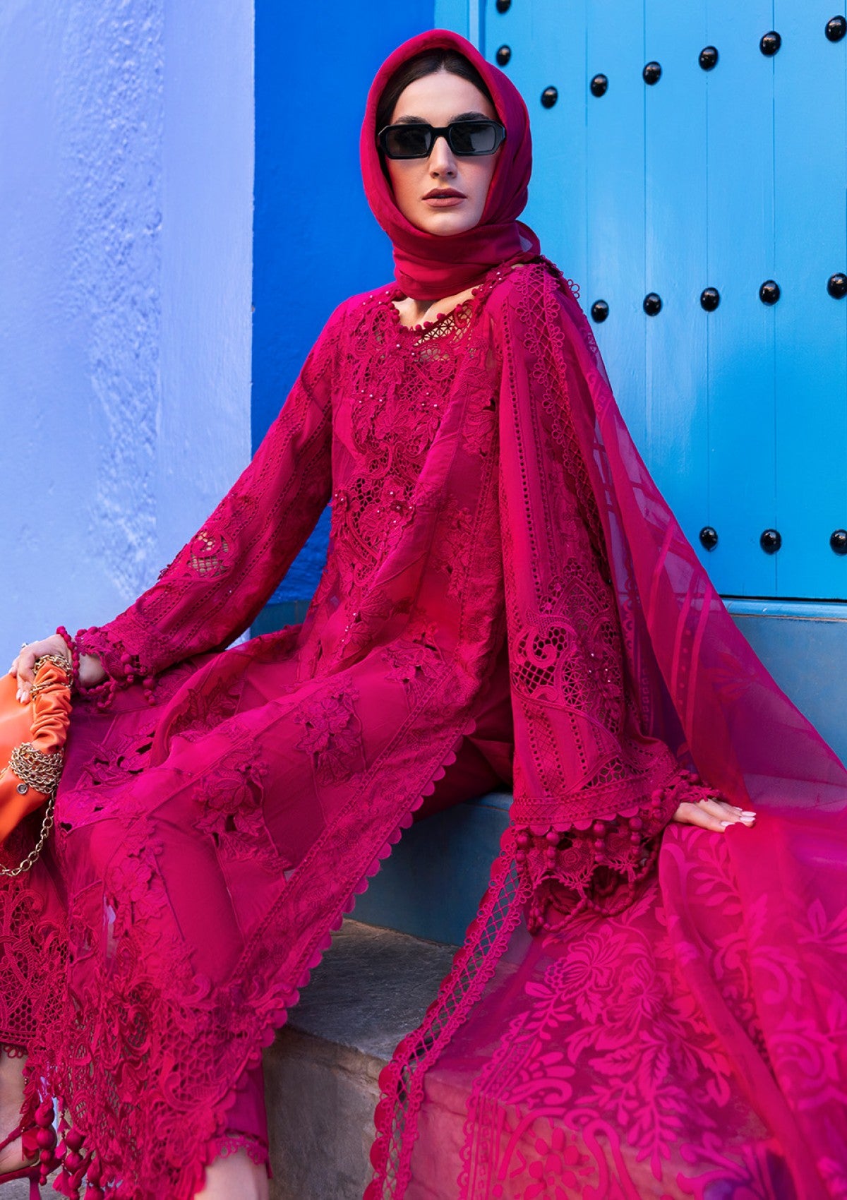 Maria B Voyage À Luxe Mbv25-8A Lawn Collection 3 Maria B Voyage A Luxe Mbv25 8A