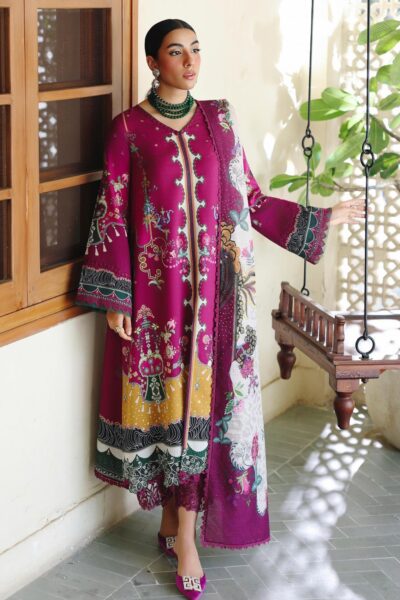 Shop Pakistani Clothes Online Uk 16 Qalamkar Lacey Qqpw-04 B