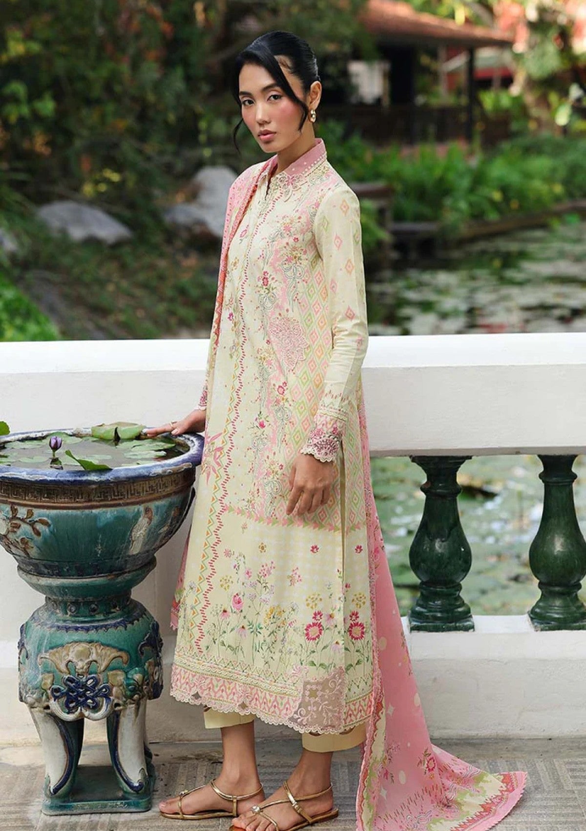 Qalamkar Mairi Qql-03 A Unstitched 26 Q Prints Lawn 3 Qalamkar Mairi Qql 03 A