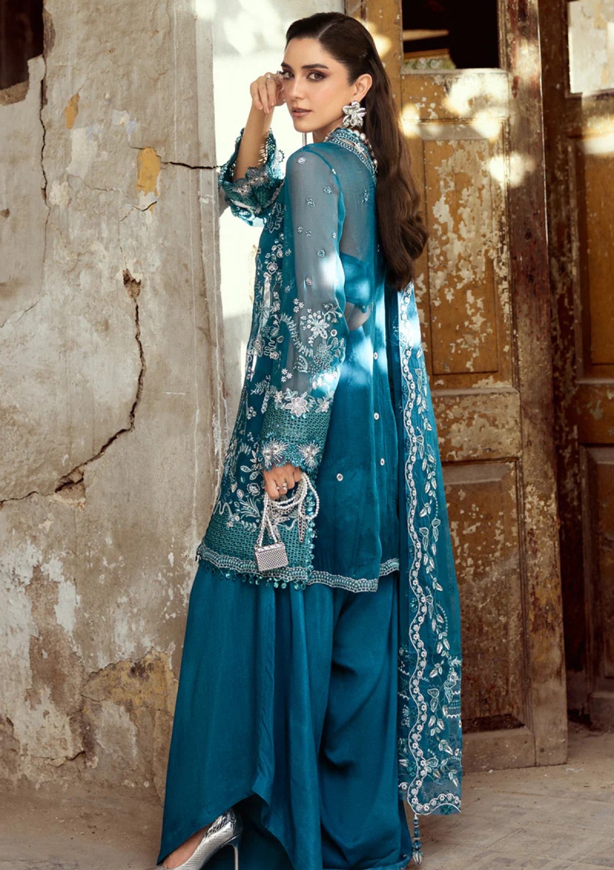 Qalamkar Nessa Wc-04 Chiffons 25 Formals 2 Qalamkar Nessa Wc 04