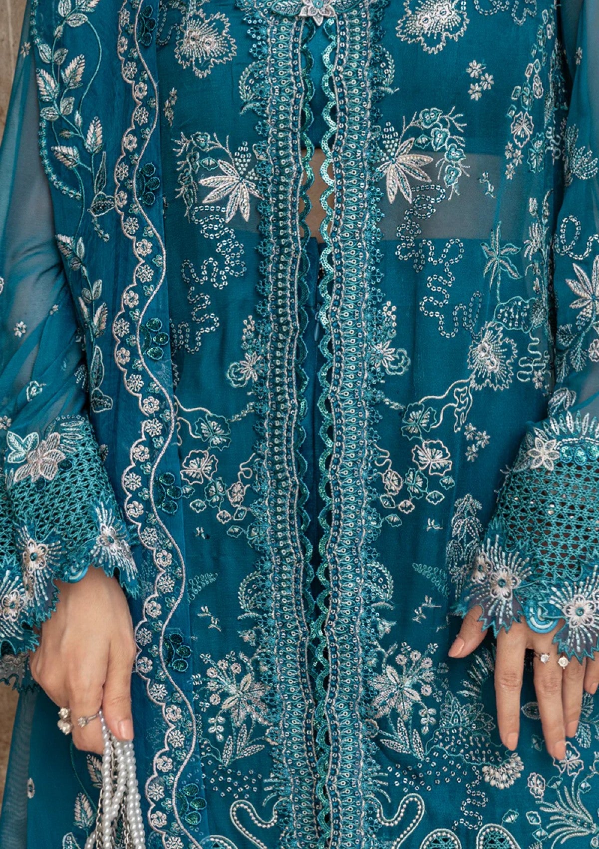 Qalamkar Nessa Wc-04 Chiffons 25 Formals 3 Qalamkar Nessa Wc 04