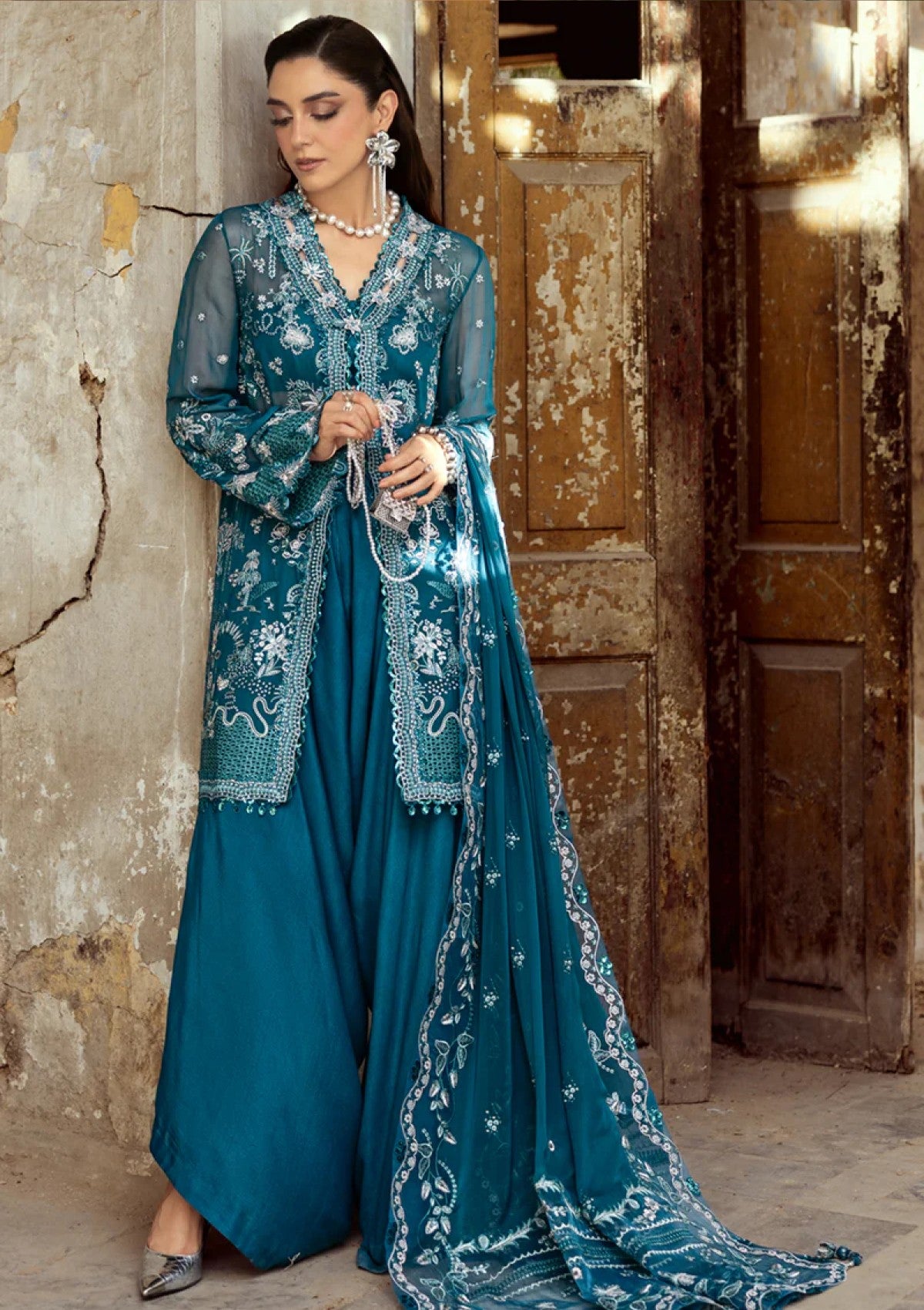Qalamkar Nessa Wc-04 Chiffons 25 Formals 4 Qalamkar Nessa Wc 04