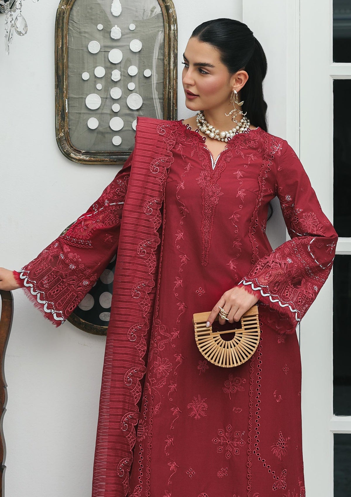 Qalamkar Qistah Rp-16 Drop 1 Q Line 26 Lawn 2 Qalamkar Qistah Rp 16