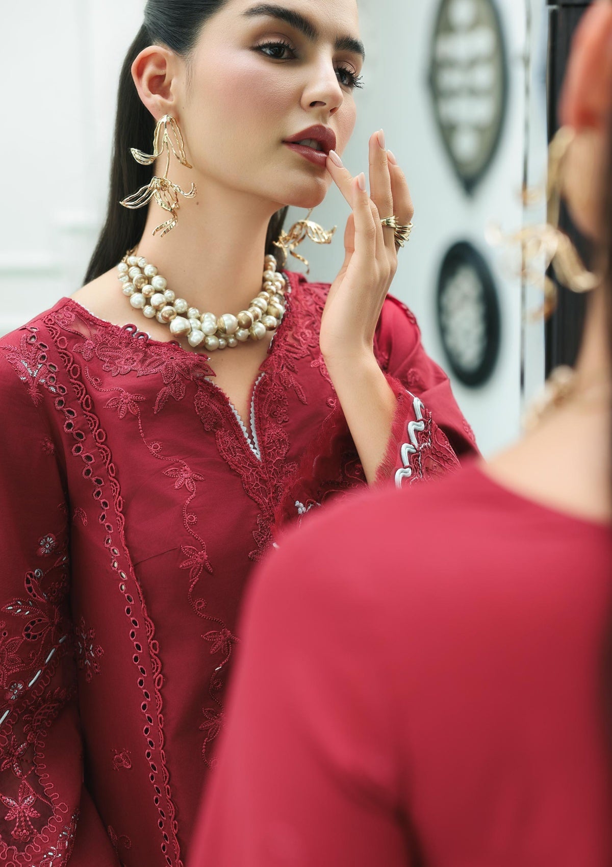 Qalamkar Qistah Rp-16 Drop 1 Q Line 26 Lawn 4 Qalamkar Qistah Rp 16