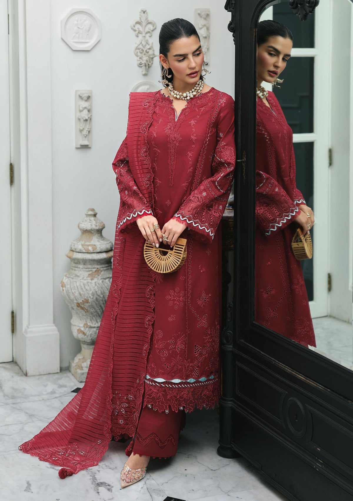 Qalamkar Qistah Rp-16 Drop 1 Q Line 26 Lawn 1 Qalamkar Qistah Rp-16