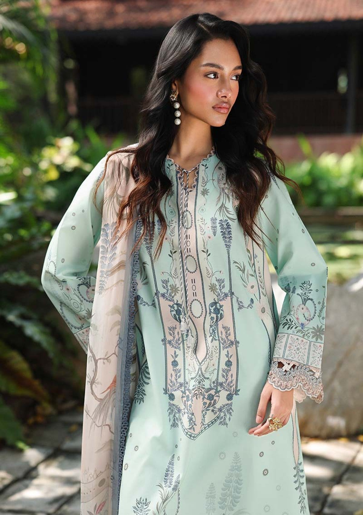 Qalamkar Slona Qql-04 A Unstitched 26 Q Prints Lawn 4 Qalamkar Slona Qql 04 A