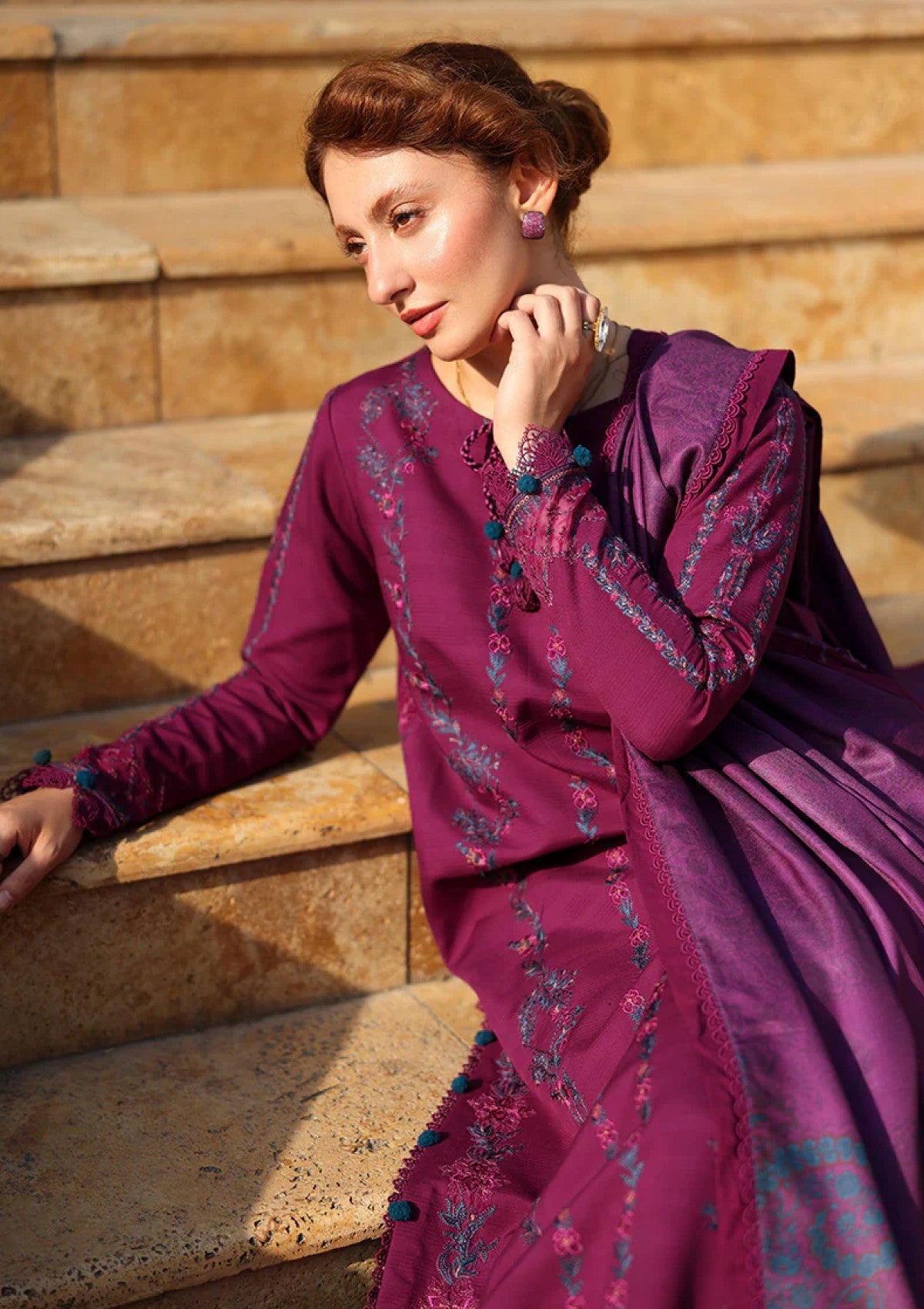 Rang Rasiya Carnation Luxury Shawl Edit Cwd-12 Frappe Winter Collection 4 Rang Rasiya Carnation Luxury Shawl Edit Cwd 12 Frappe