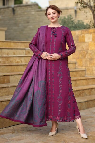 Rang Rasiya Carnation Luxury Shawl Edit Cwd-12 Frappe