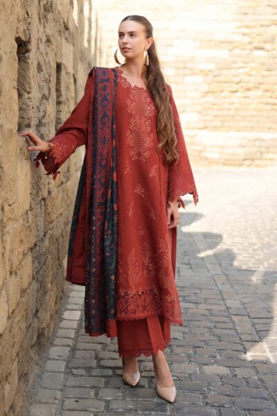 Rang Rasiya Carnation Luxury Shawl Edit Cwd-14 Cardamom