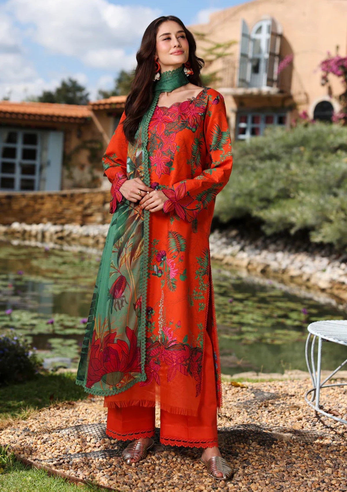 Rang Rasiya Lifestyle Summer V1Sld-09 Olivine Lawn Collection 2 Rang Rasiya Lifestyle Summer V1Sld 09 Olivine