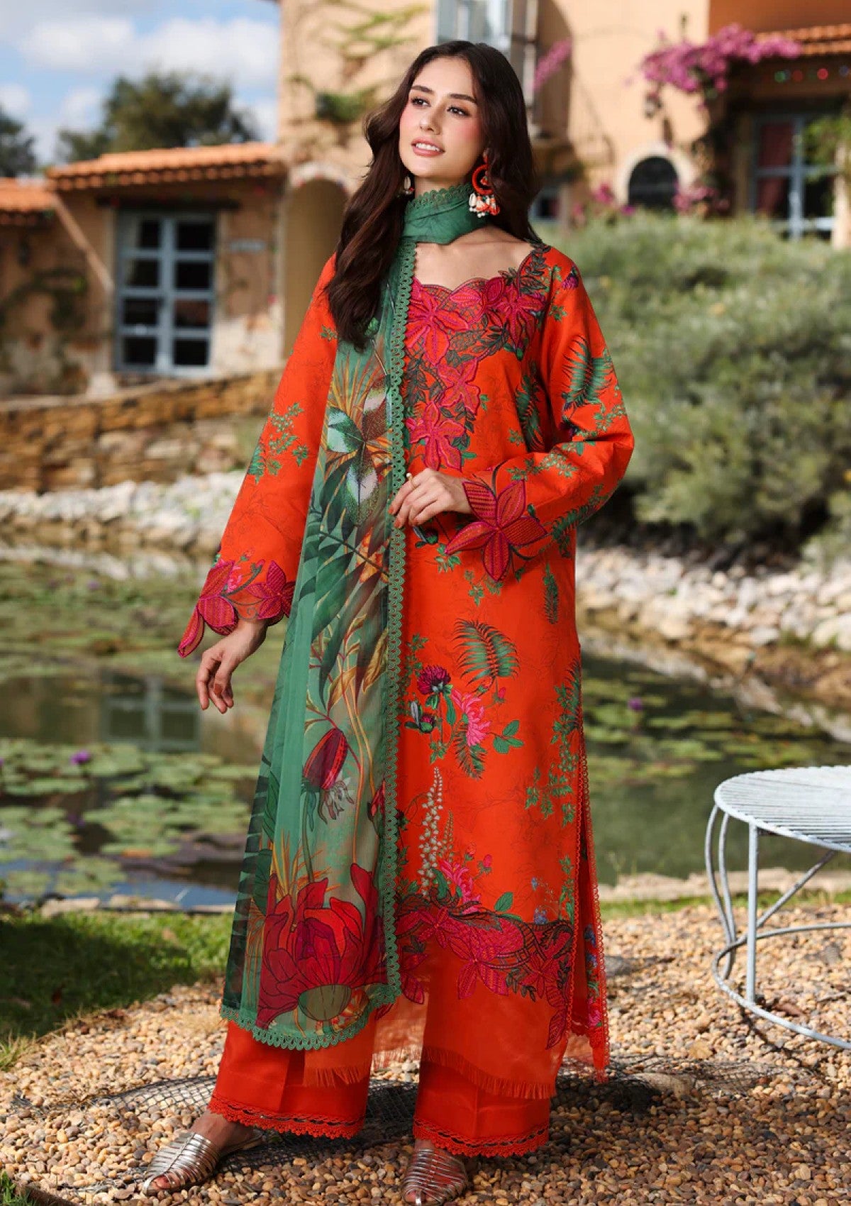 Rang Rasiya Lifestyle Summer V1Sld-09 Olivine Lawn Collection 1 Rang Rasiya Lifestyle Summer V1Sld-09 Olivine