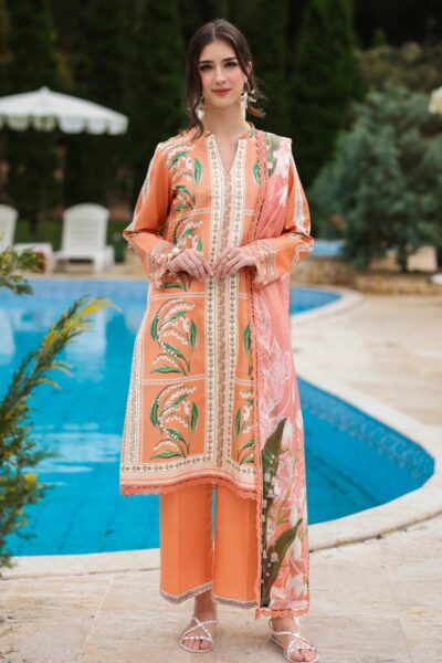 Shop Pakistani Clothes Online Uk 14 Rang Rasiya Lifestyle Summer V1Sld-14 Mellow