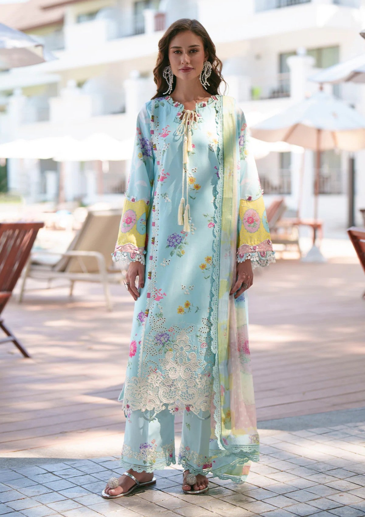 Ajr Couture Azure - Lawn Printed Chikankari 26 1 Ajr Couture Azure - Lawn