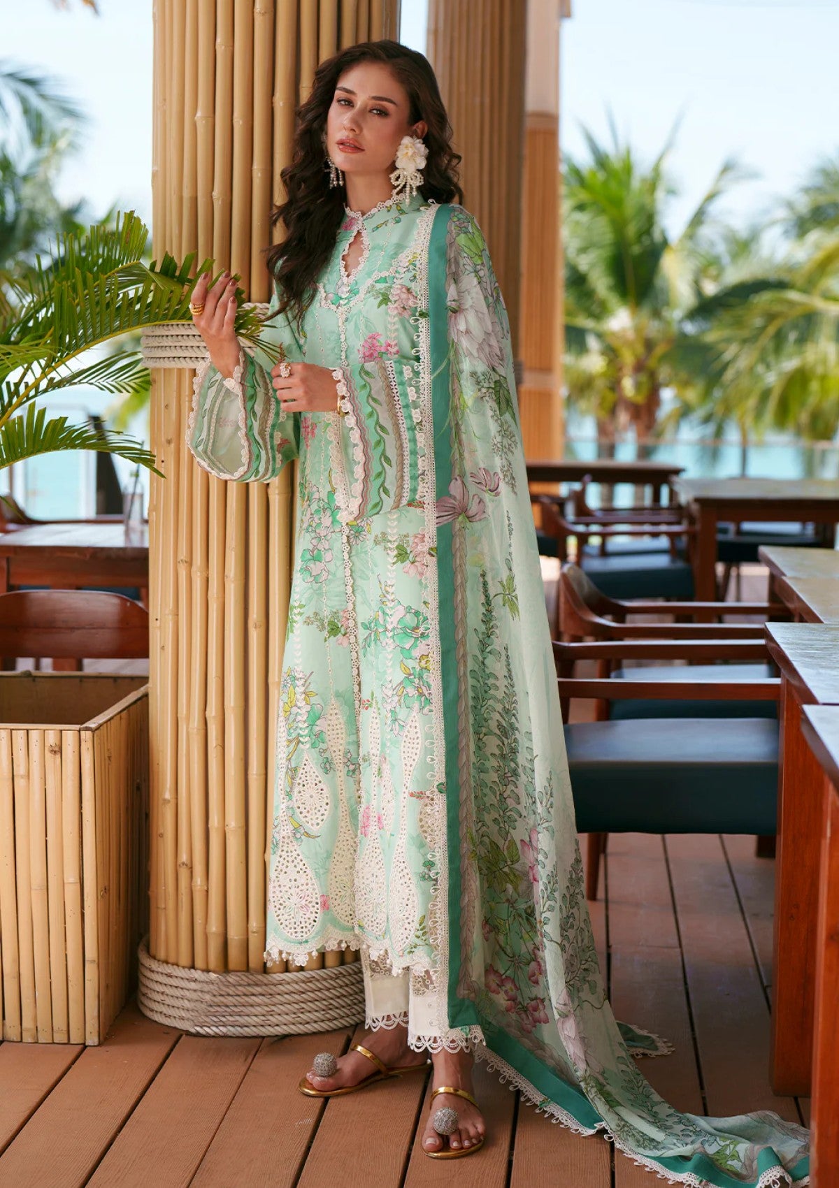 Ajr Couture Eliya - Lawn Printed Chikankari 26 2 Ajr Couture Eliya - Lawn Printed Chikankari 26 - Image 2