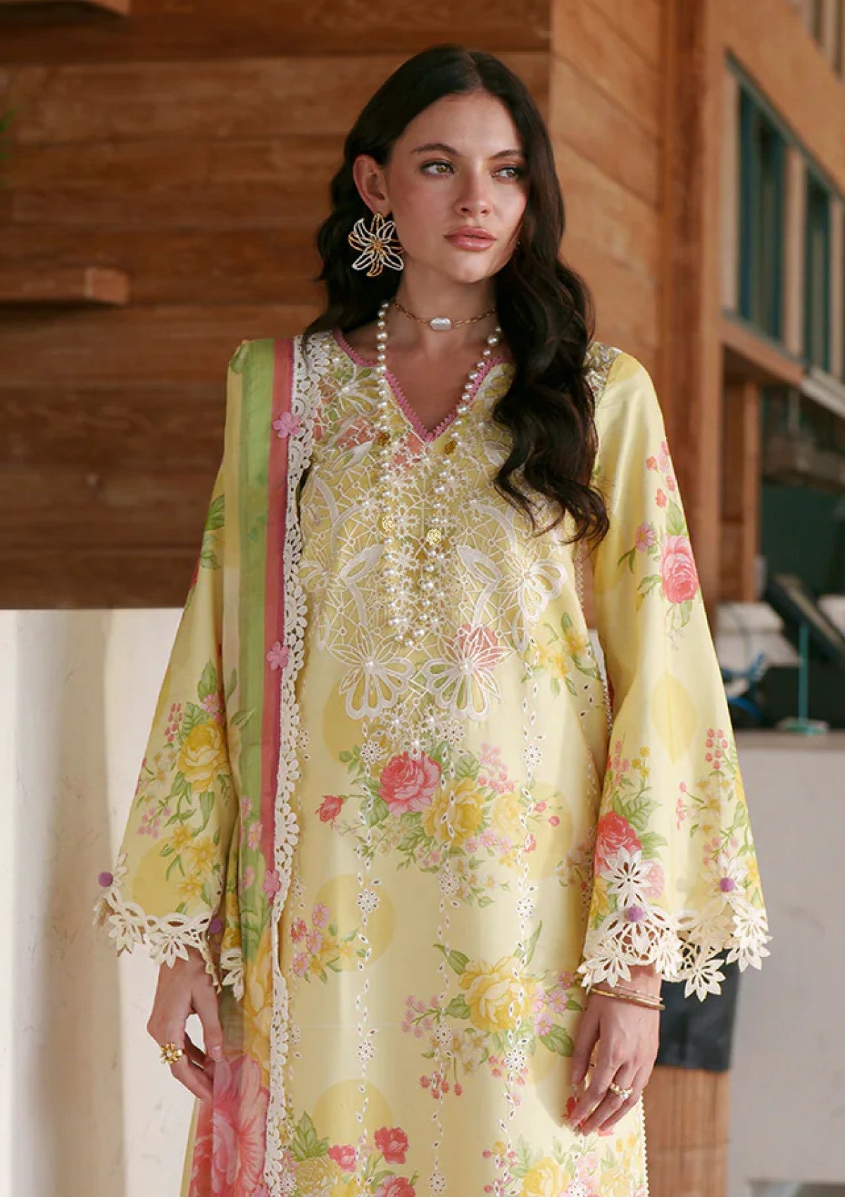 Ajr Couture Feya - Lawn Printed Chikankari 26 3 Ajr Couture Feya - Lawn Printed Chikankari 26 - Image 3