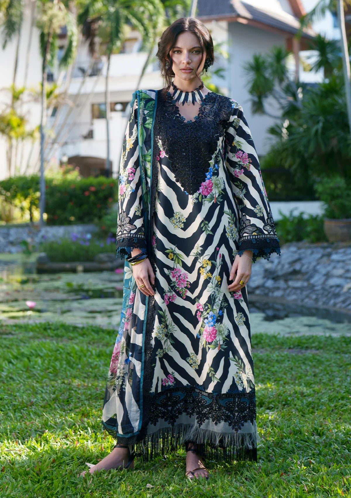 Ajr Couture Iris - Lawn Printed Chikankari 26 1 Ajr Couture Iris - Lawn