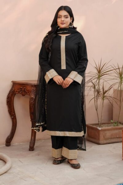 Shop Pakistani Clothes Online Uk 13 Abar Obsidian Black D-40054