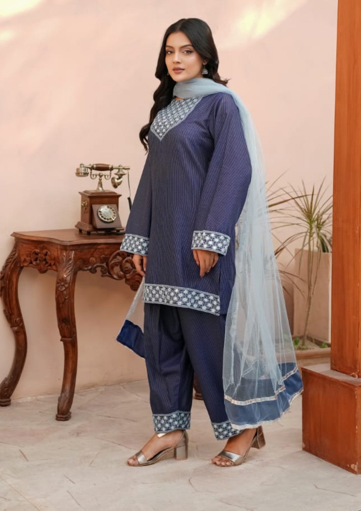 Abar Sapphire Blue D-40057 Jawahir 26 Pret 3 Abar Sapphire Blue D-40057 Jawahir 26 Pret - Image 3