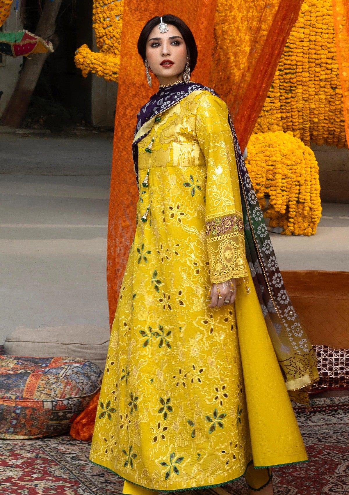 Al Zohaib Btj-04 Lawn Bandhani 3 Al Zohaib Btj-04 Lawn Bandhani - Image 3