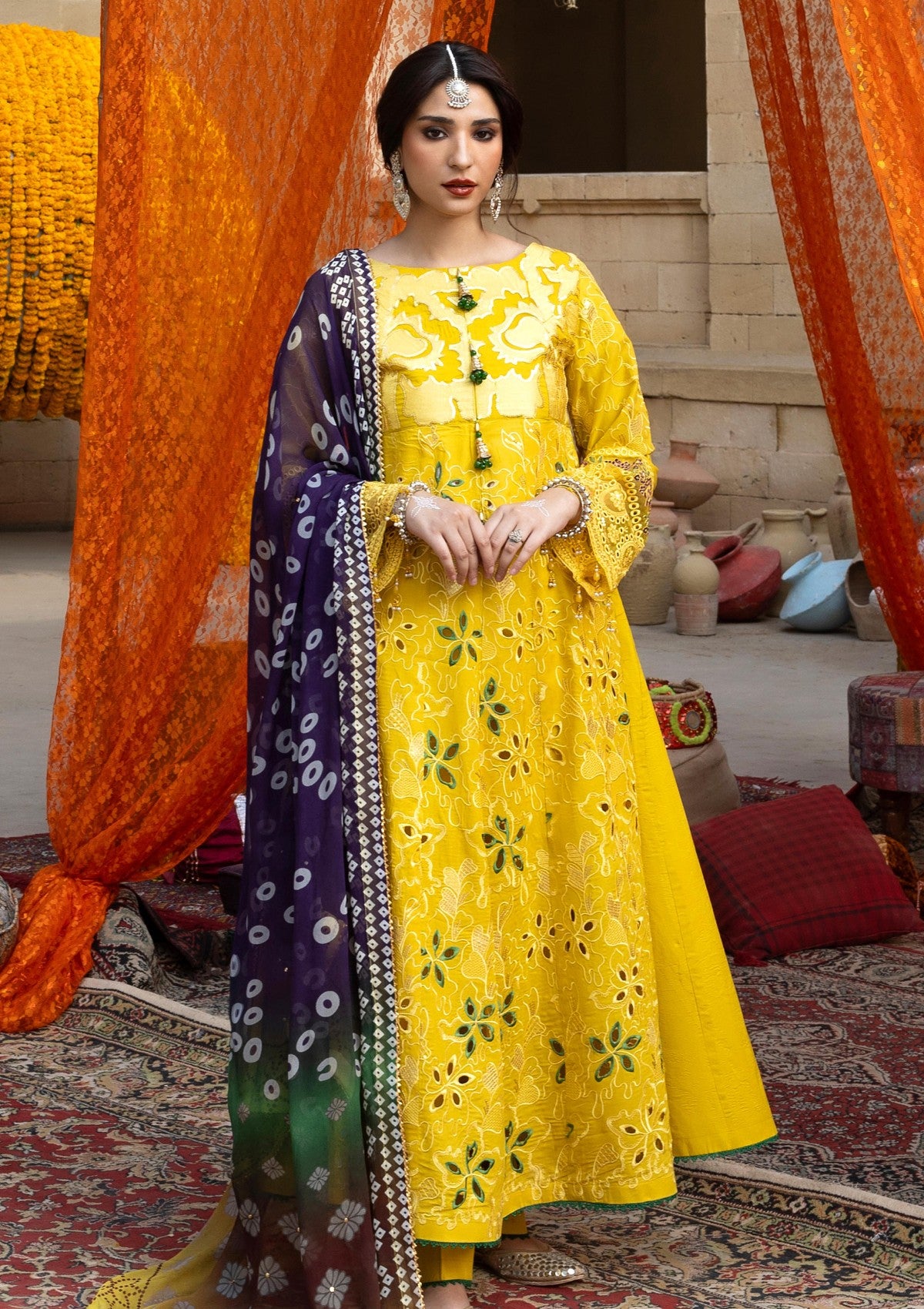 Al Zohaib Btj-04 Lawn Bandhani 4 Al Zohaib Btj-04 Lawn Bandhani - Image 4