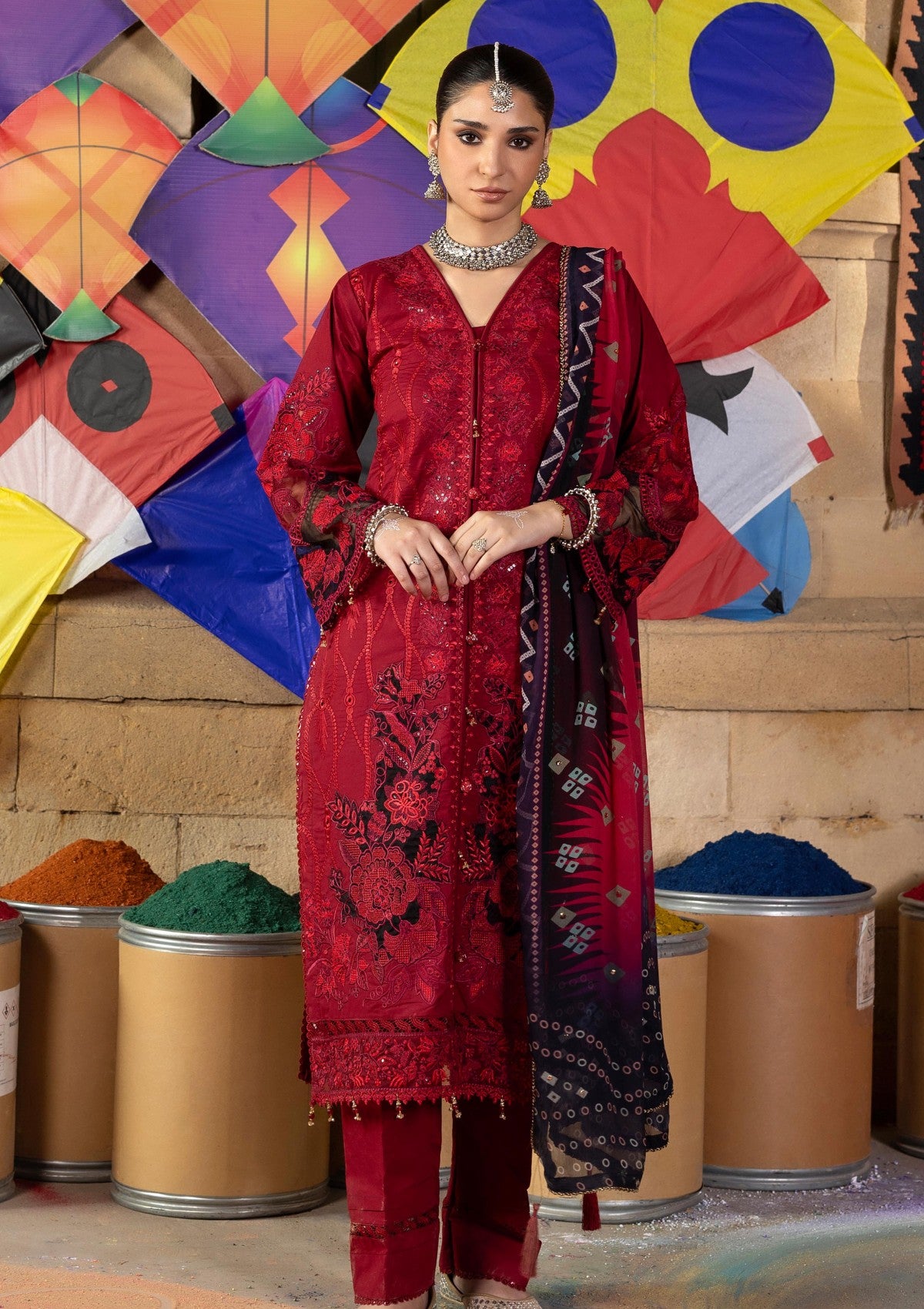 Al Zohaib Btj-09 Lawn Bandhani 1 Al Zohaib Btj-09 Lawn