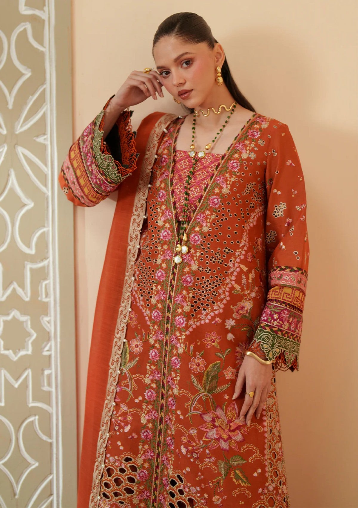 Bin Ilyas Bml- 116 A Mashriq Lawn Luxury 26 3 Bin Ilyas Bml- 116 A Mashriq Lawn Luxury 26 - Image 3
