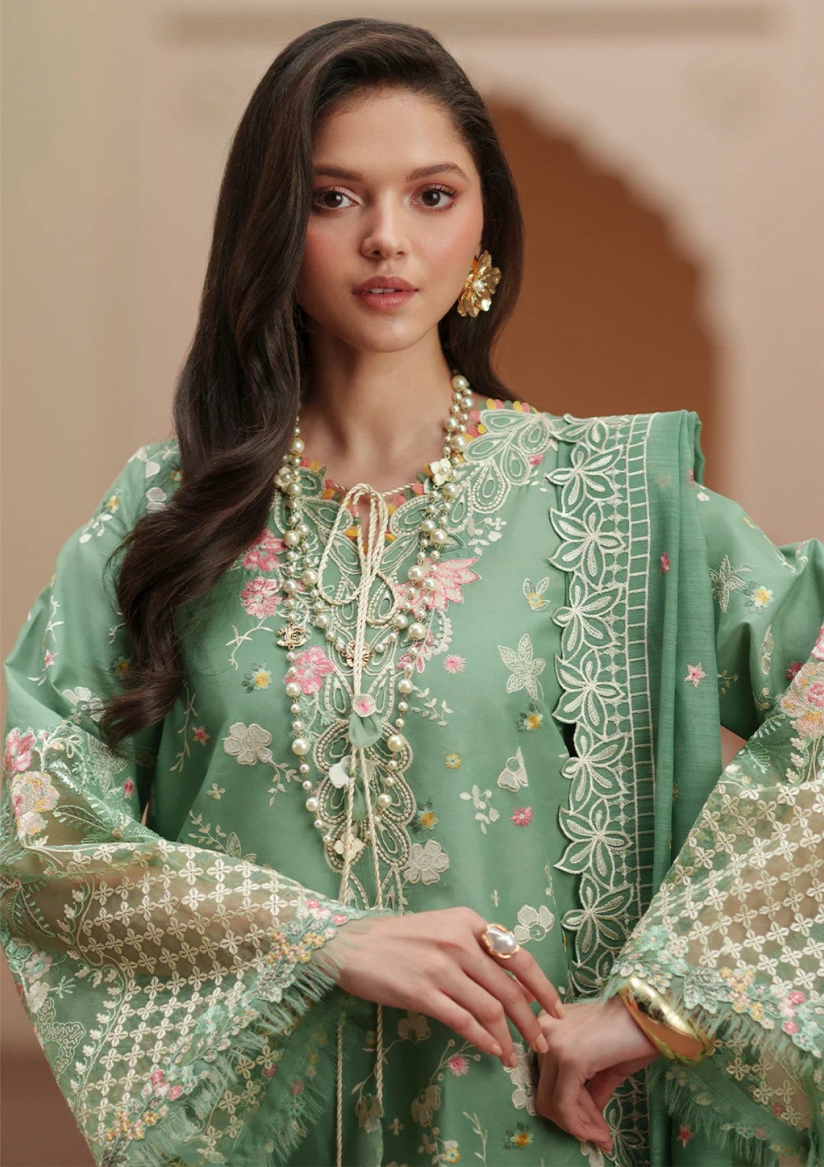 Bin Ilyas Bml- 117 A Mashriq Lawn Luxury 26 4 Bin Ilyas Bml- 117 A Mashriq Lawn Luxury 26 - Image 4