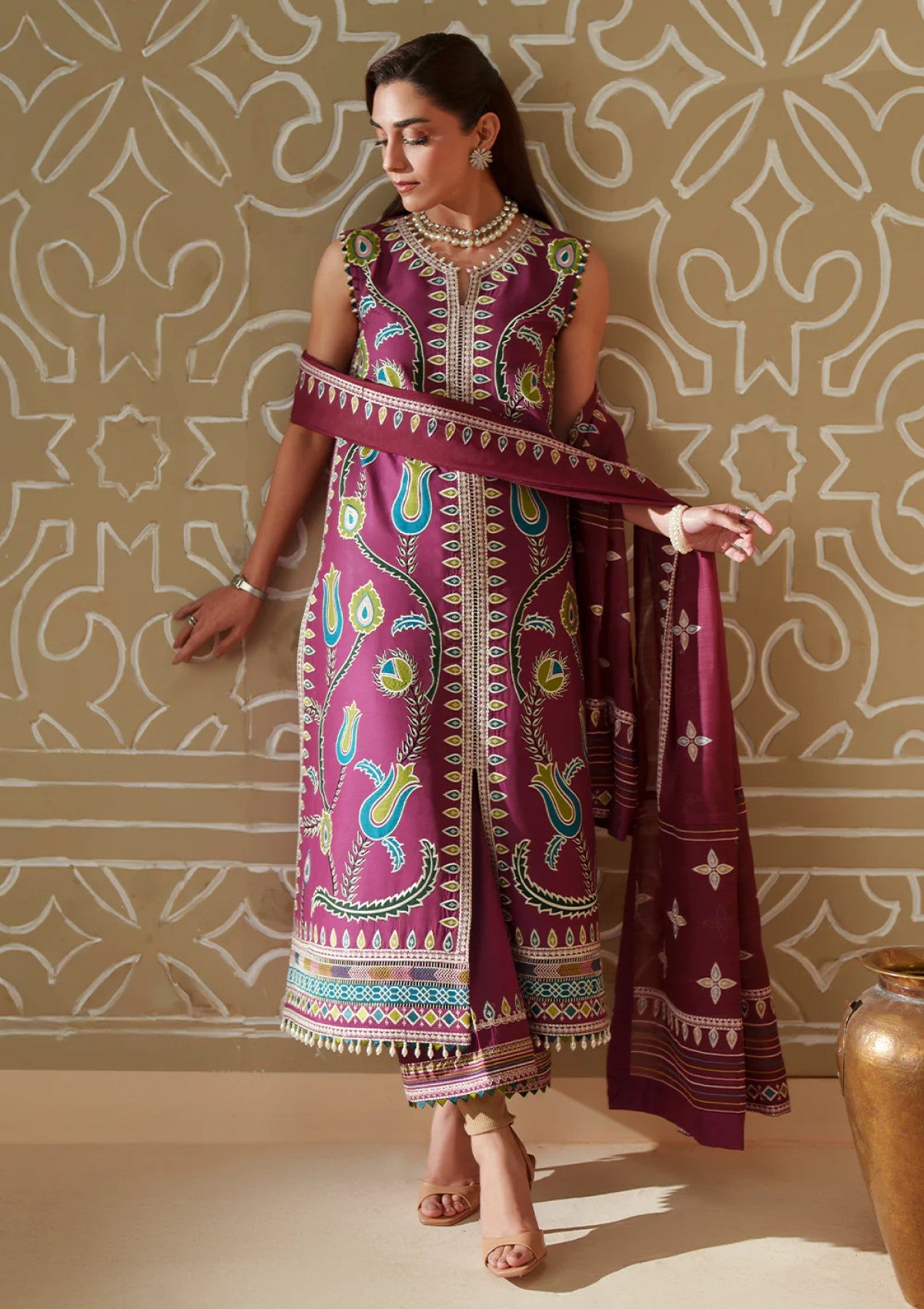 Bin Ilyas Bml- 118 A Mashriq Lawn Luxury 26 2 Bin Ilyas Bml- 118 A Mashriq Lawn Luxury 26 - Image 2