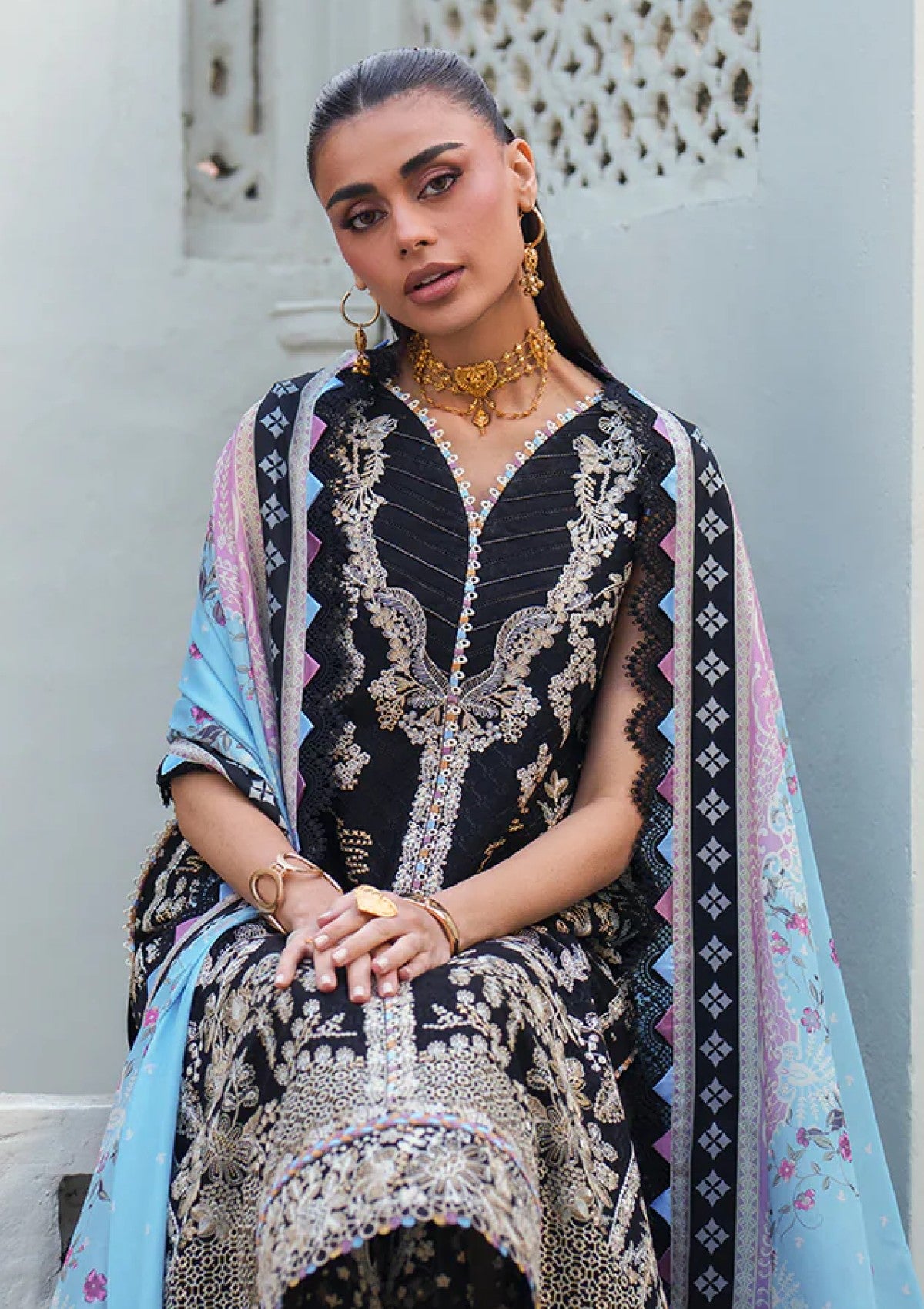 Bin Ilyas H-171 B Heritage Dore Lawn Summer 26 4 Bin Ilyas H-171 B Heritage Dore Lawn Summer 26 - Image 4
