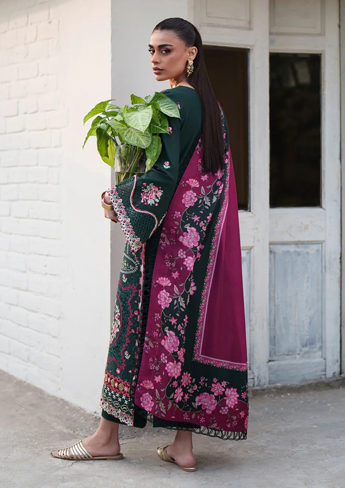 Bin Ilyas H-174 B Heritage Dore Lawn Summer 26 2 Bin Ilyas H-174 B Heritage Dore Lawn Summer 26 - Image 2