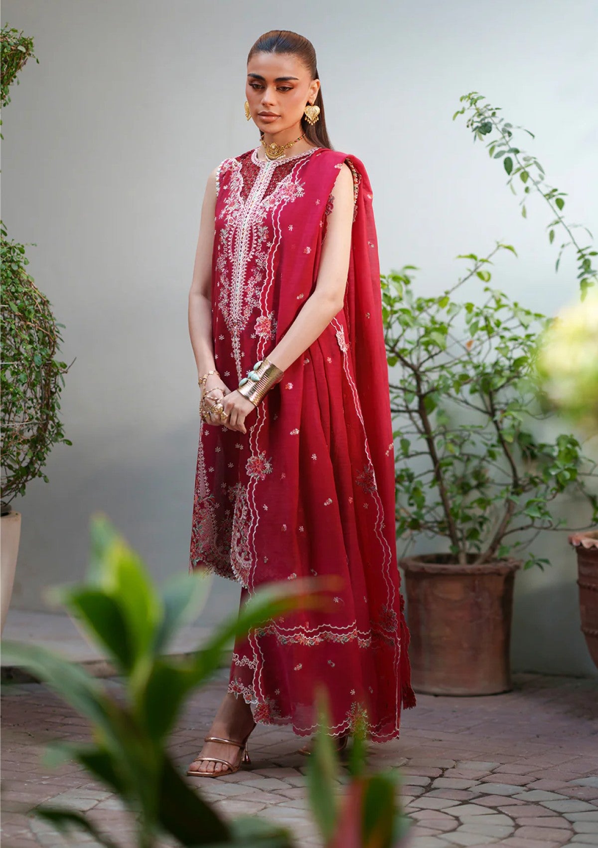 Bin Ilyas H-176 A Heritage Dore Lawn Summer 26 2 Bin Ilyas H-176 A Heritage Dore Lawn Summer 26 - Image 2