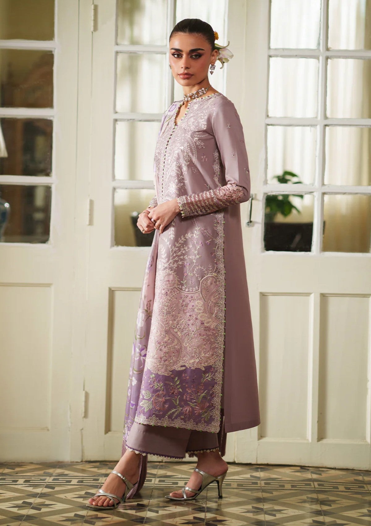 Bin Ilyas H-177 B Heritage Dore Lawn Summer 26 2 Bin Ilyas H-177 B Heritage Dore Lawn Summer 26 - Image 2