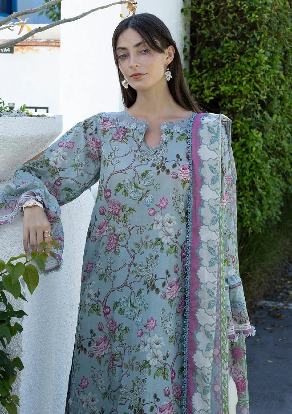 Elaf Premium Eirini Bloom Epn-08A Lawn Santorini Prints 26 4 Elaf Premium Eirini Bloom Epn-08A Lawn Santorini Prints 26 - Image 4