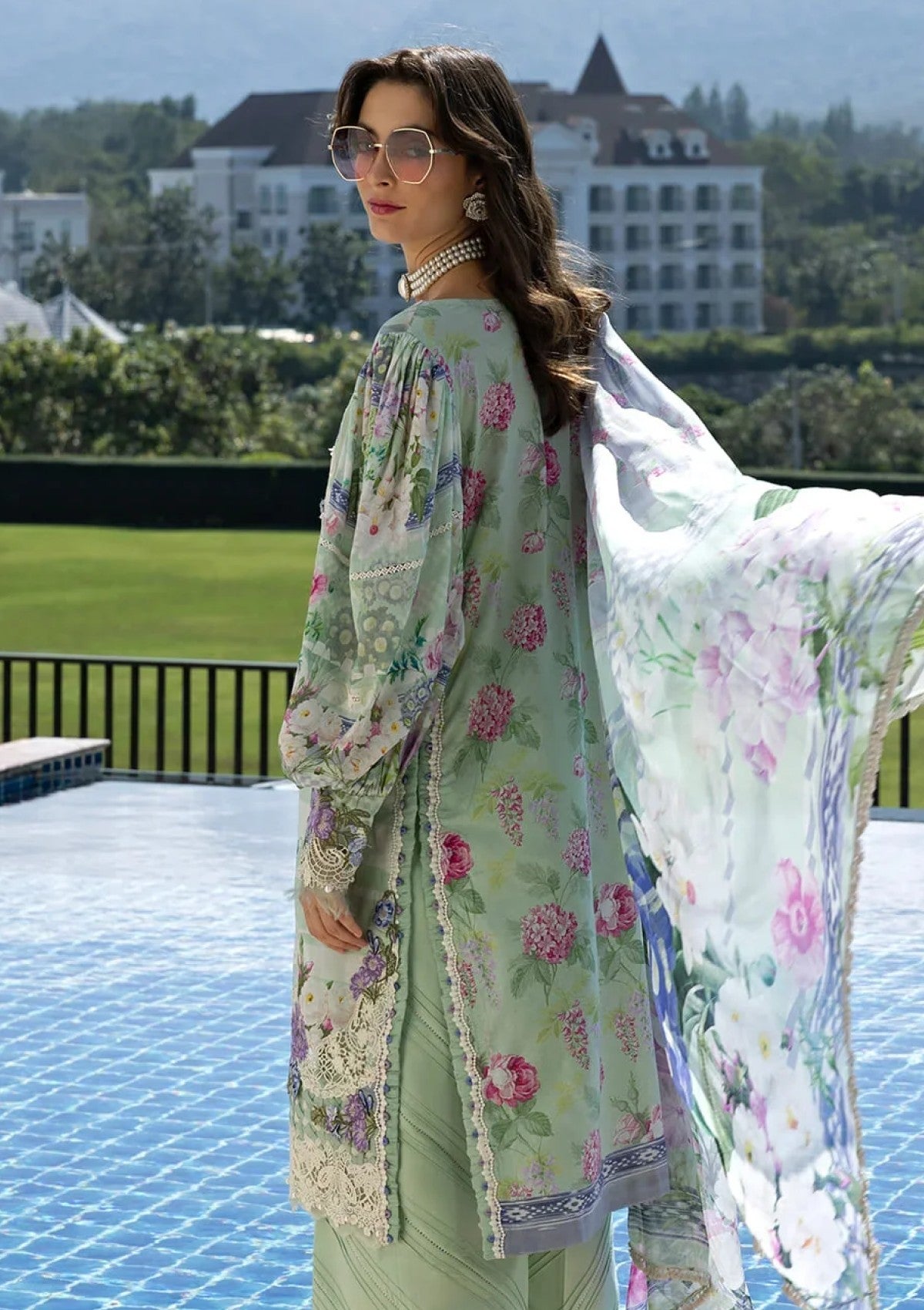 Elaf Premium Eveline Whisper Esa-06B Lawn Signature Embroidered Prints 26 2 Elaf Premium Eveline Whisper Esa-06B Lawn Signature Embroidered Prints 26 - Image 2
