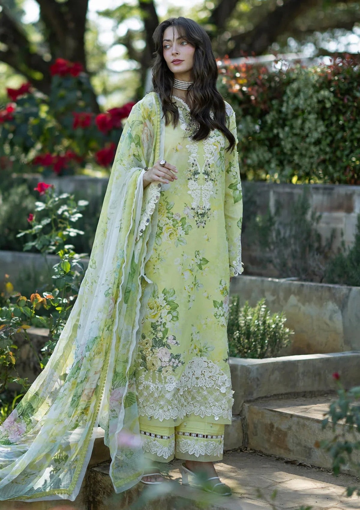 Elaf Premium Ivory Season Esa-07A Lawn Signature Embroidered Prints 26 1 Elaf Premium Ivory Season Esa-07A Lawn