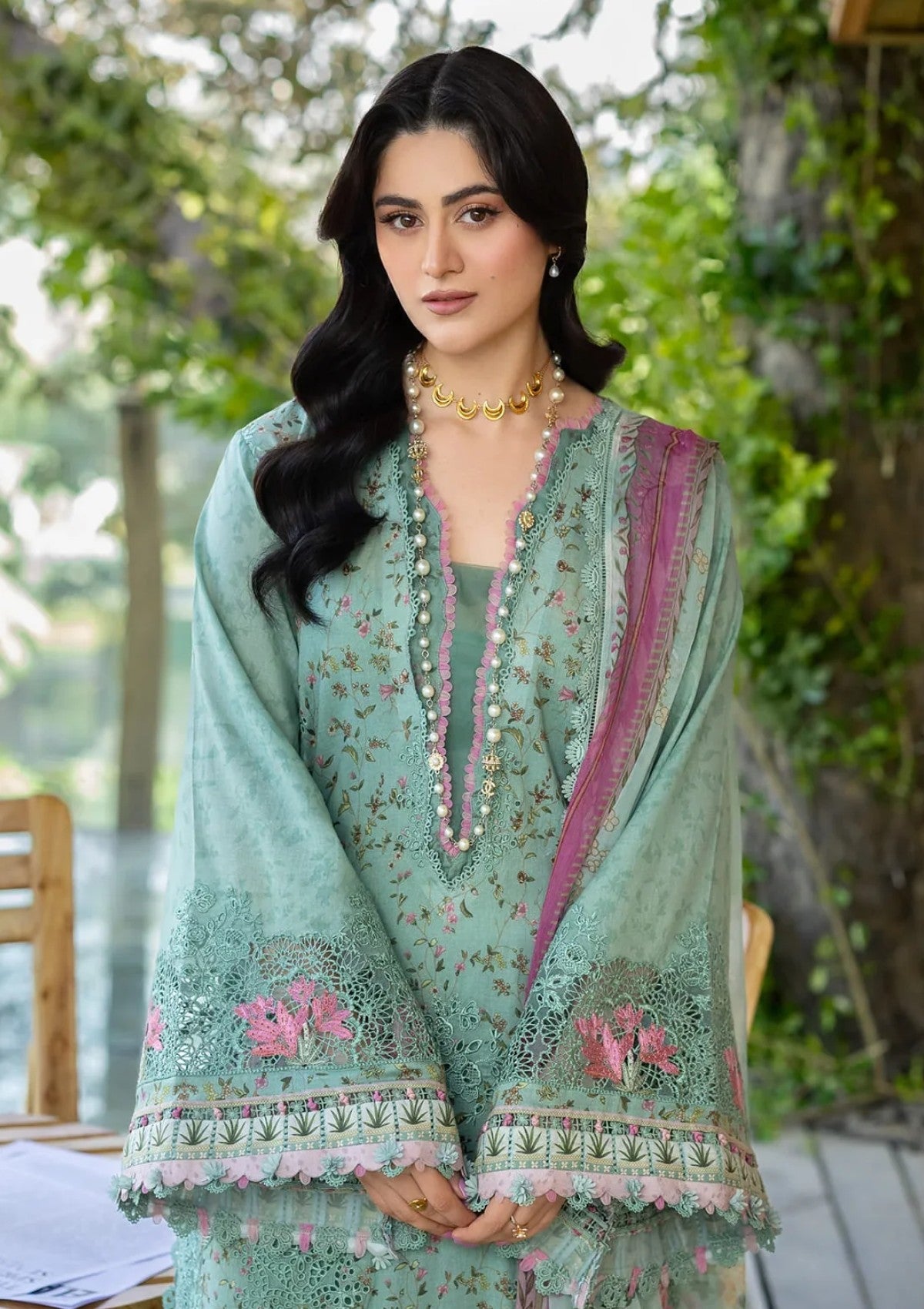 Elaf Premium Nayab Erc 4B Lawn Chikankari Prints 26 4 Elaf Premium Nayab Erc 4B Lawn Chikankari Prints 26 - Image 4
