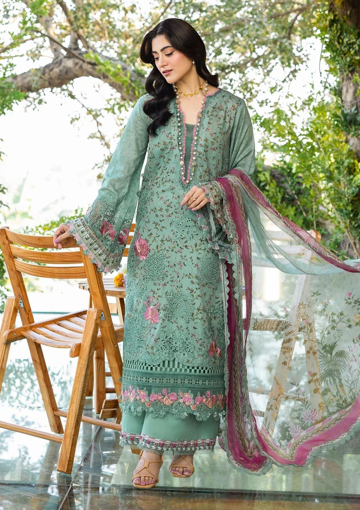 Elaf Premium Nayab Erc 4B Lawn Chikankari Prints 26 1 Elaf Premium Nayab Erc 4B Lawn