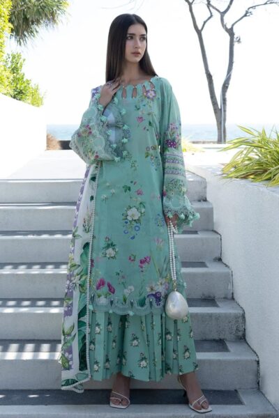 Elaf Premium Teal Me Epn-07a Lawn