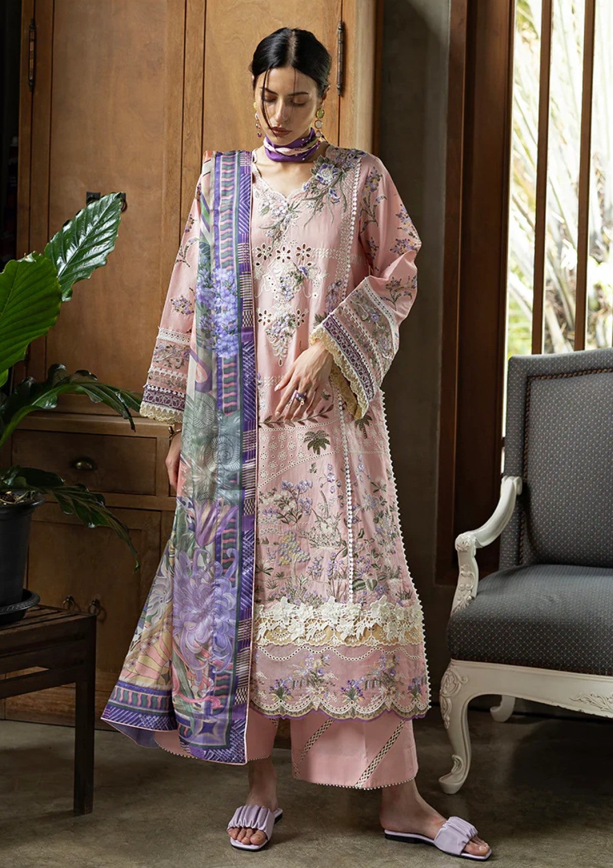 Esmel Rosy Eunss-104 Lawn Mon Tresor Luxe 26 1 Esmel Rosy Eunss-104 Lawn