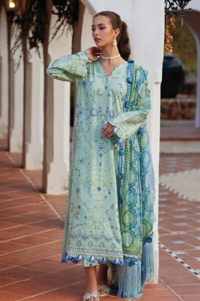 Farah Talib Aziz Marcia Mint Fta-11 Lawn