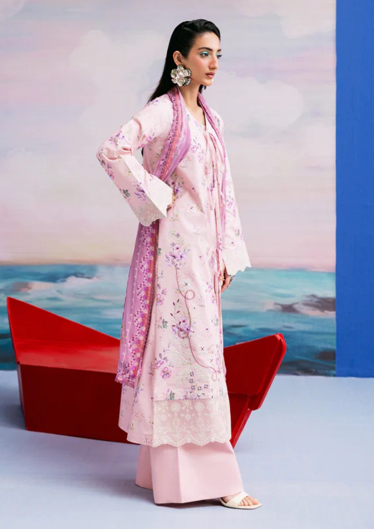 Florent Fpk-04 B Lawn Printkaari 26 2 Florent Fpk-04 B Lawn Printkaari 26 - Image 2