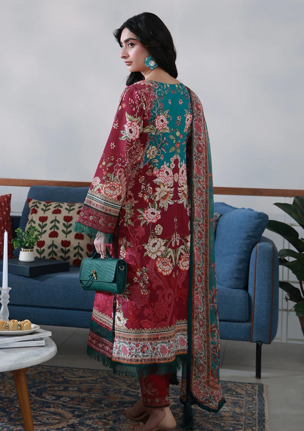Gulaal Hilyn D-08 Lawn Delia Unstitched 26 2 Gulaal Hilyn D-08 Lawn Delia Unstitched 26 - Image 2