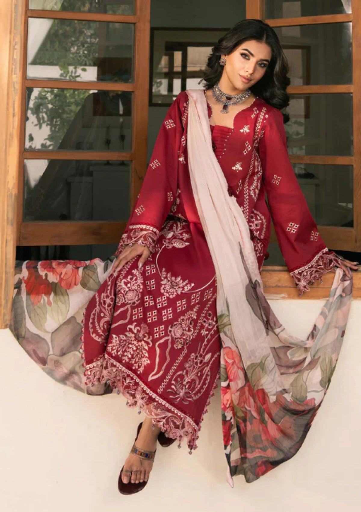 Humdum D-04 Lawn Mehrmaa 26 2 Humdum D-04 Lawn Mehrmaa 26 - Image 2