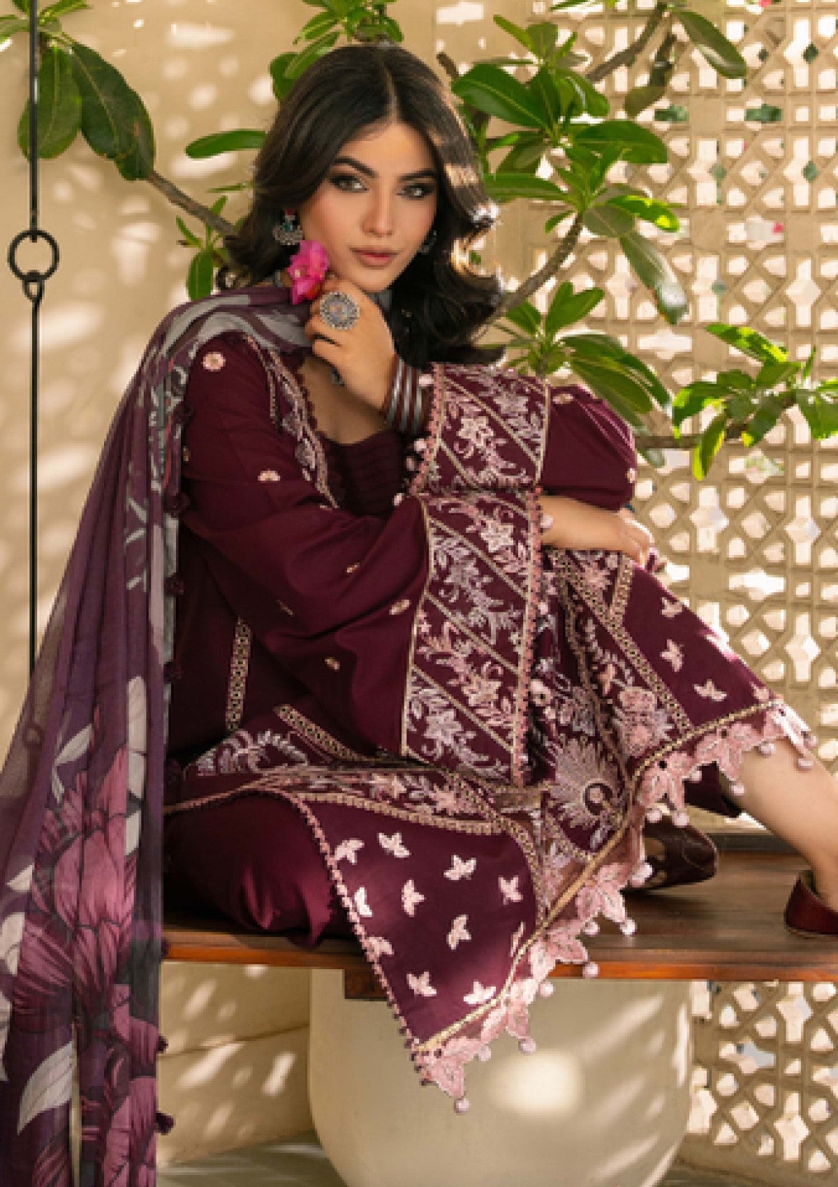 Humdum D-05 Lawn Mehrmaa 26 3 Humdum D-05 Lawn Mehrmaa 26 - Image 3