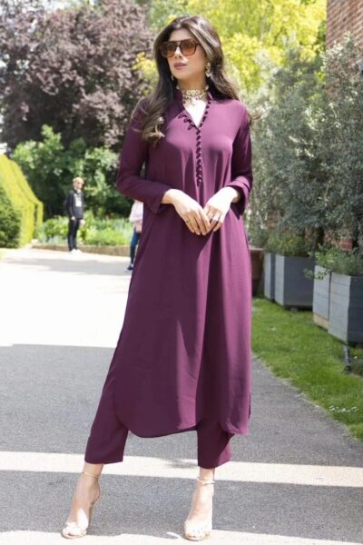 Manahils Purple Button Set Allechant