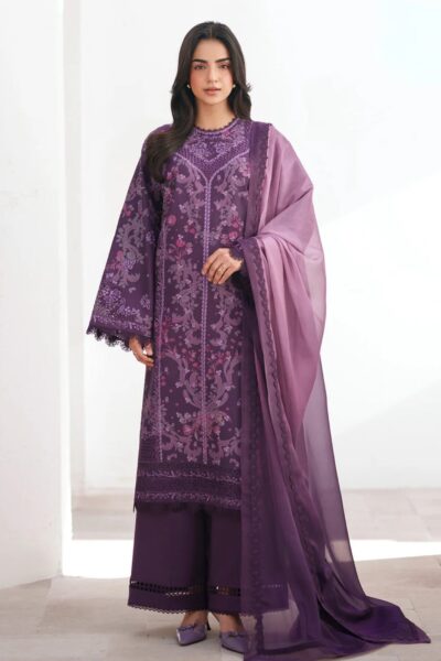 Afrozeh Sunspell Embroidered Zwu 111 Avenor Lawn Collection 2026