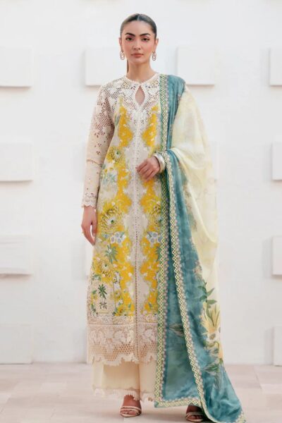 Afrozeh Sunspell Embroidered Zwu 112 Liorae Lawn Collection 2026