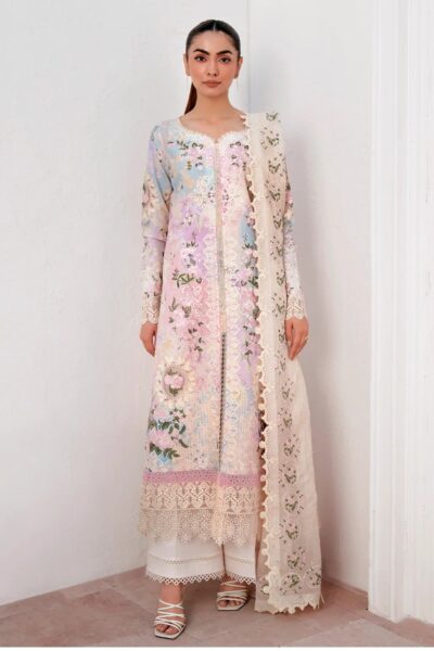Afrozeh Sunspell Embroidered Zwu 115 Solithe Lawn Collection 2026